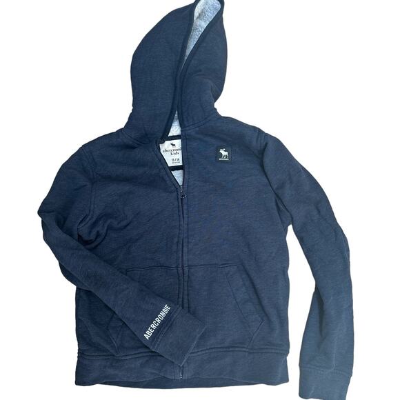 Abercrombie Kids Sherpa-Lined‎ Full-Zip Hoodie Size 13/14 - Picture 1 of 5